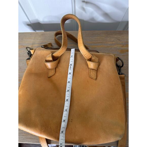 ABLE Bag Women's Brown Leather Rachel Knotted Details Crossbody Handbag - Picture 14 of 14